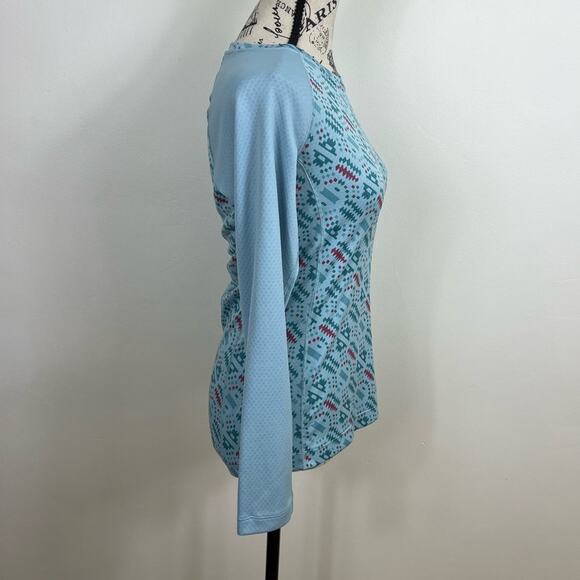 Patagonia Capilene Midweight Base Layer for cool to cold Blue long sleeve Top - Picture 5 of 8